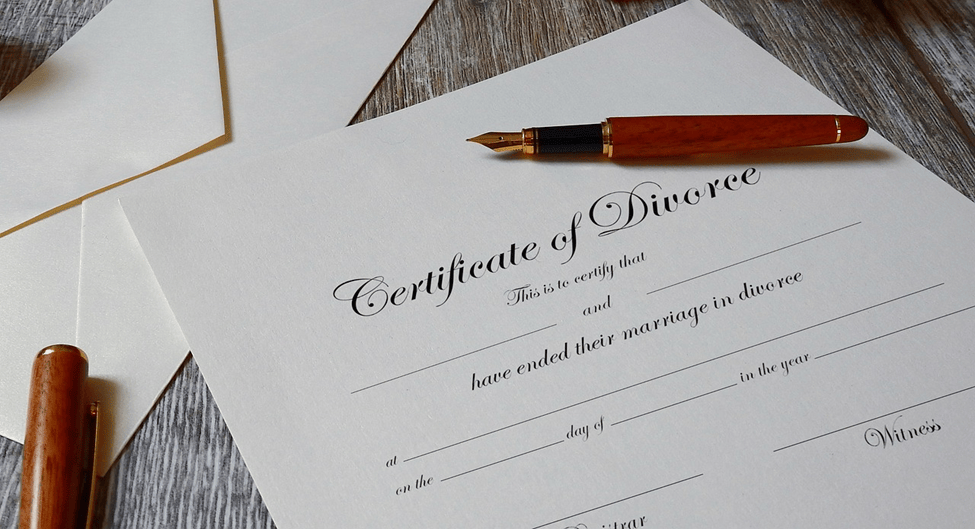 Certificate of Divorce